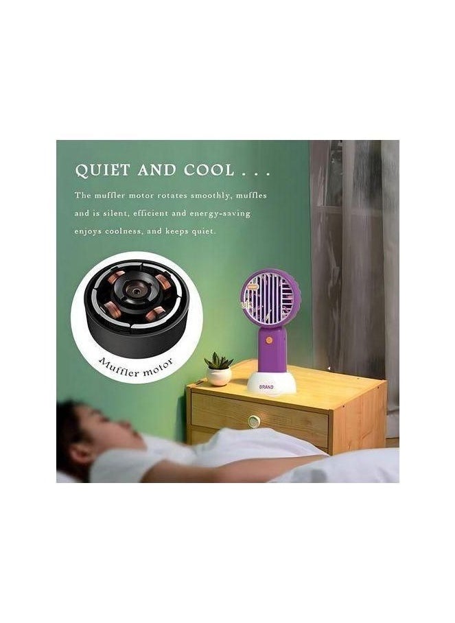 Portable Fan With Multi-Use Comfort – Stay Cool Anywhere Color Yellow