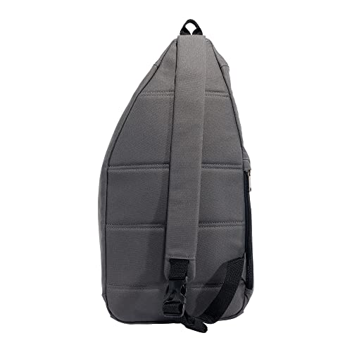 Carhartt Sling Bag, Sling Crossbody Backpack with Side Release Buckle & Tablet Sleeve, Gray - Image 3