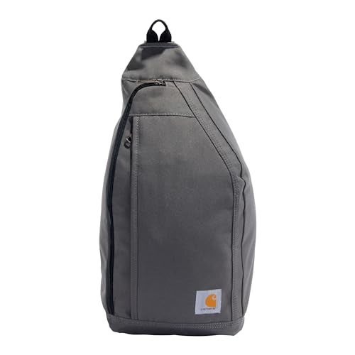 Carhartt Sling Bag, Sling Crossbody Backpack with Side Release Buckle & Tablet Sleeve, Gray - Image 2
