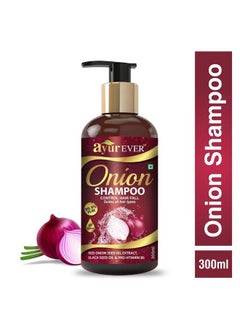 AYUREVER Red Onion Oil With Hair Applicator (100 Ml) + Onion Hair Conditioner (300Ml) + Red Onion Shampoo (300 Ml) Complete Combo  - Image 4
