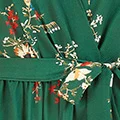 MELA LONDON Floral Print Jumpsuit With Angel Sleeves