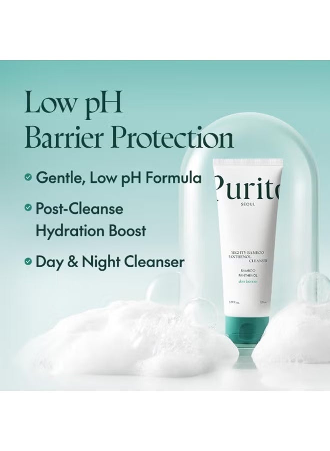 PURITO Mighty Bamboo Panthenol Cleanser, Gentle Face Wash for Moisturizing 150ml - Image 4