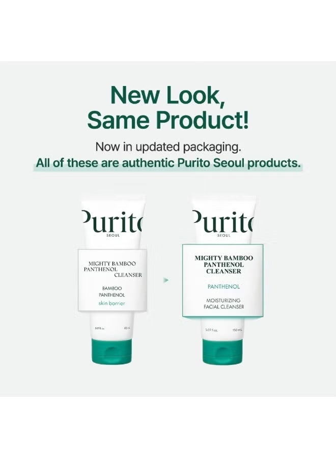PURITO Mighty Bamboo Panthenol Cleanser, Gentle Face Wash for Moisturizing 150ml - Image 5