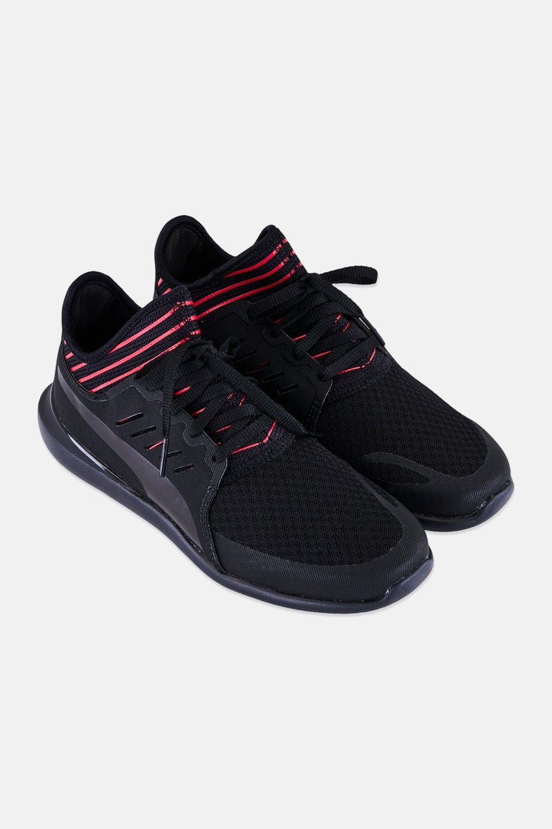 PUMA أحذية سباق بومّا × فيراري للأطفال الأولاد SF Evo Cat Mace مزودة بأربطة، سوداء - Image 3