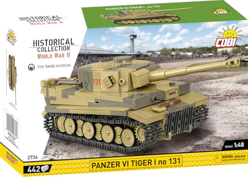 COBI Historical Collection WWII Panzer VI Tiger 1 no 131 Tank Building Set 442 Pieces - Image 5