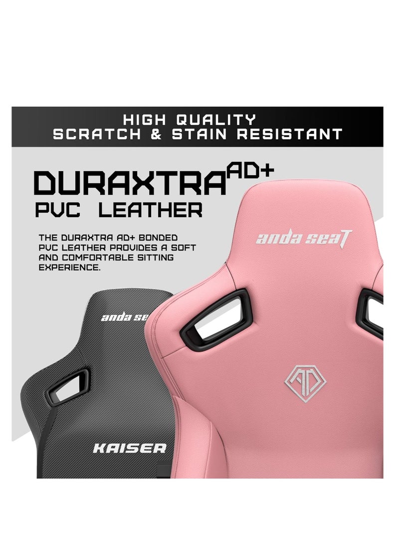 Anda Seat - AndaSeat Kaiser 3 Series Premium Ergonomic Gaming Chair, CREAMY PINK | AD12YDC-XL-01-P-PV/C - Image 1