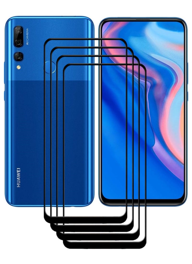 ACLIX 4 Pieces Antistatic ESD Dustproof Premium Quality High Definition Tempered Glass Screen Protector Designed For Huawei Y9 Prime (2019) - Image 1