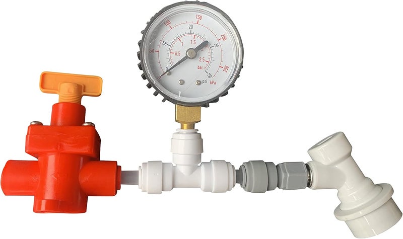 semfeil brew BlowTie Diaphragm Ball Lock Keg Beer Spunding Valve For Brewing Complete Kit for Home Brewing Beer Spunding Valve Corny keg Ferment CO2 Constant pressure valve - Image 1