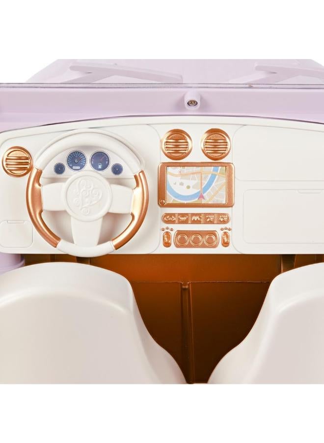 Our Generation My Way & Highways 4 × 4 Purple Jeep BD37930 Doll Vehicle for 46 cm Dolls from 3 Years - Image 5