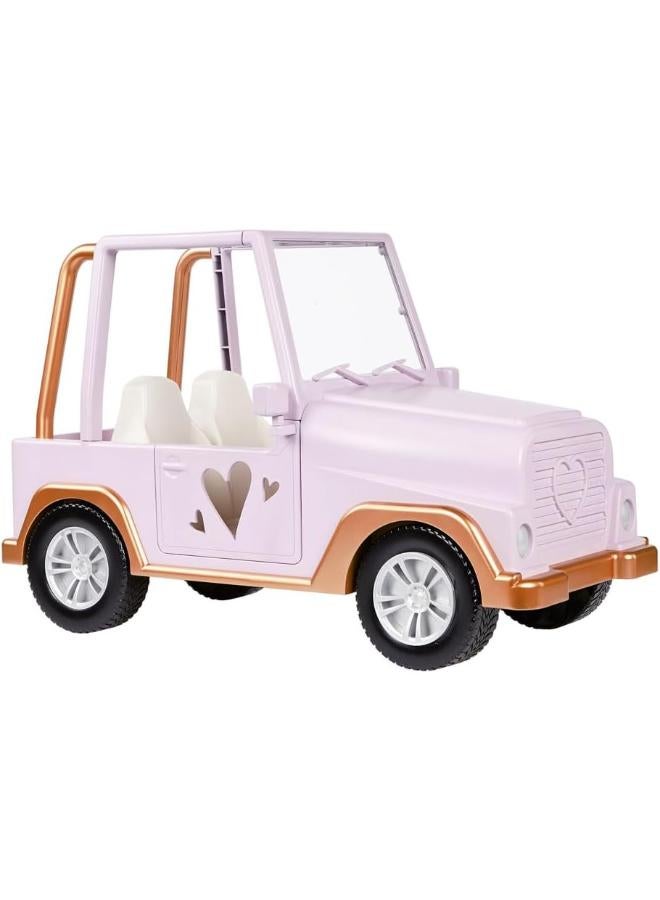 Our Generation My Way & Highways 4 × 4 Purple Jeep BD37930 Doll Vehicle for 46 cm Dolls from 3 Years - Image 4