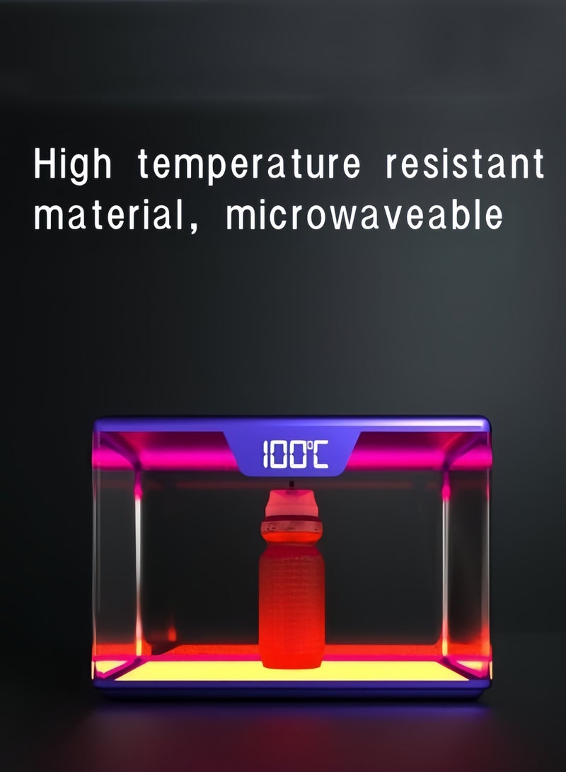 إنلي زجاجة مياه لركوب الدراجات الجبلية وزجاجة مياه رياضية وزجاجة مياه محمولة 650 مل - Image 4