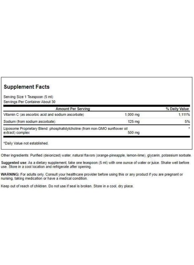 SWANSON فيتامين سي ليبوسومال سائل 5 أونصة سائلة - Image 2