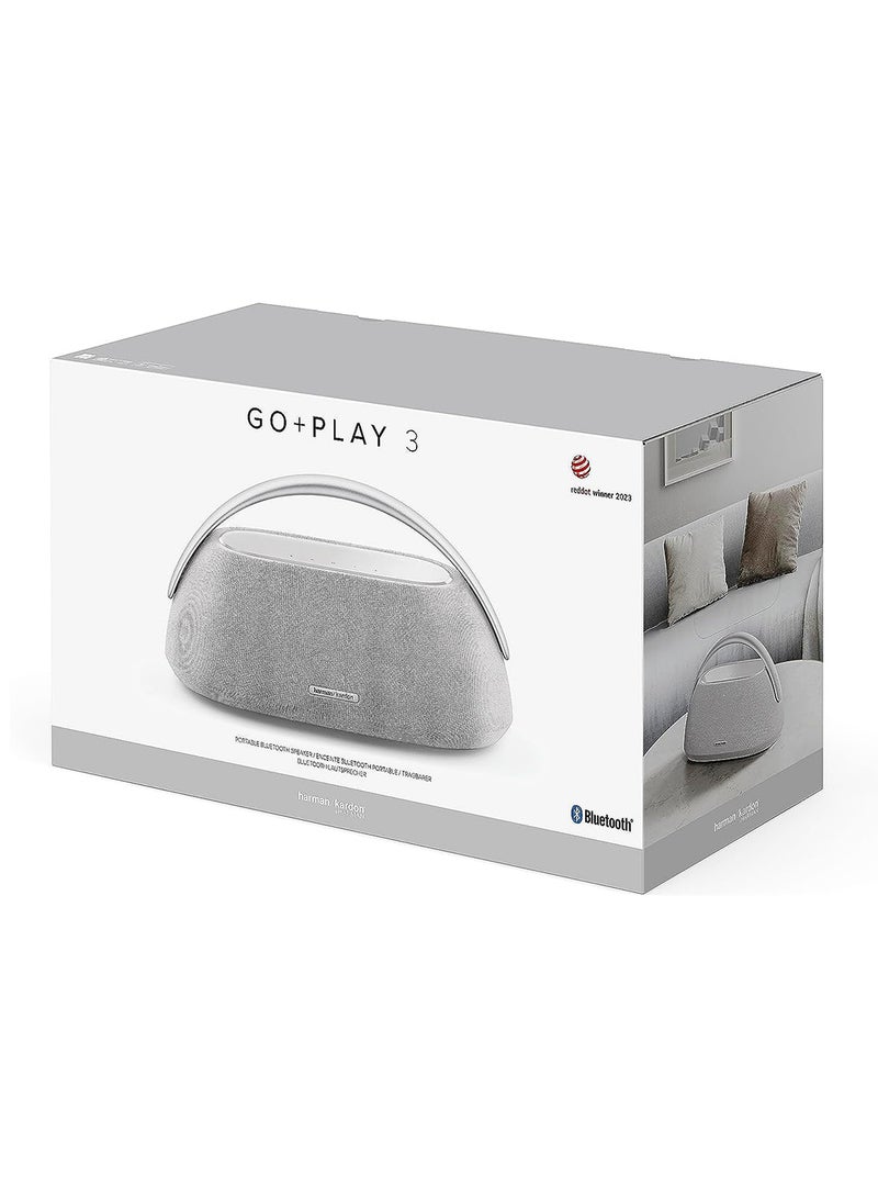 harman kardon Go + Play 3 Portable Bluetooth Speaker HKGOPLAY3GRYUK Grey - Image 2