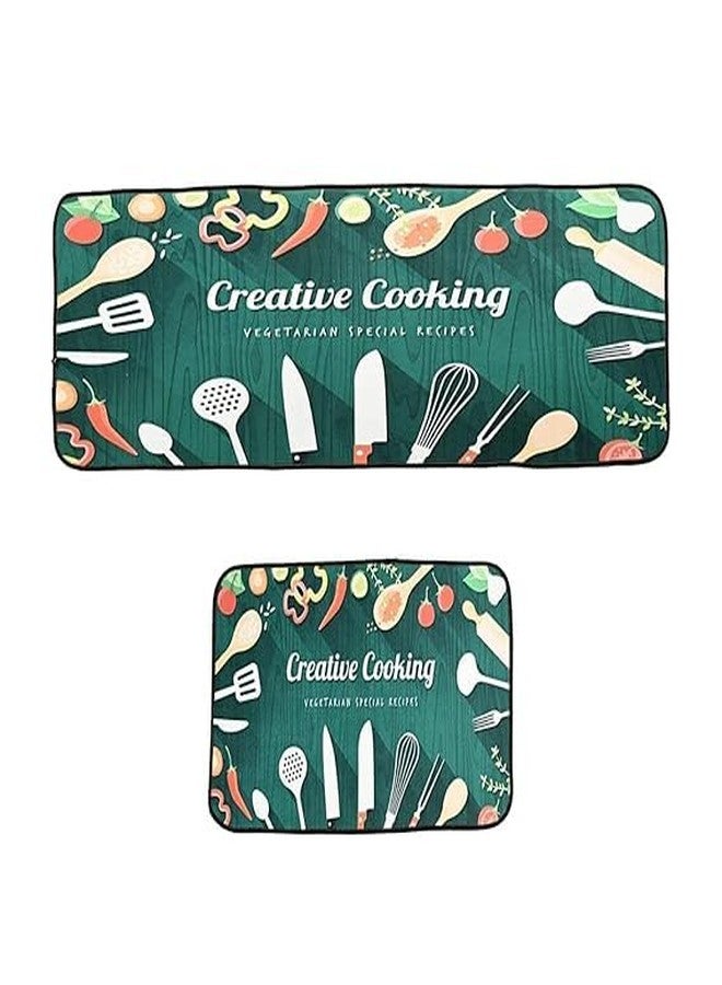 ERITIN Anti-Slip Kitchen Mat Set – Fresh Kitchen Theme - Image 1