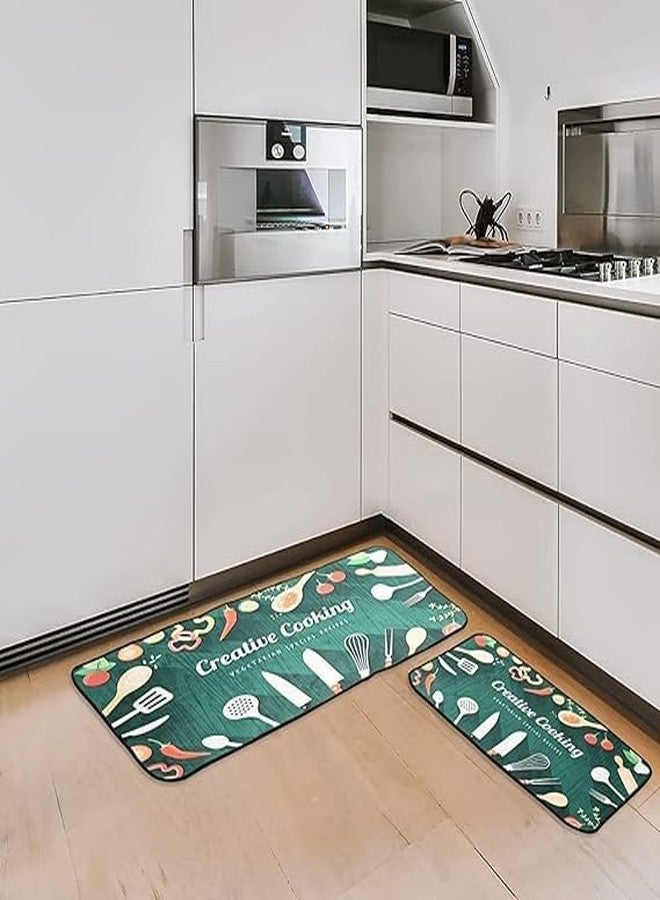 ERITIN Anti-Slip Kitchen Mat Set – Fresh Kitchen Theme - Image 2