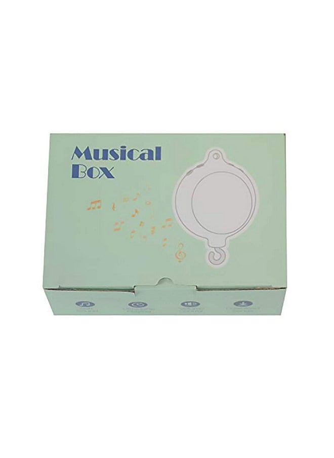 HLEEDUO Crib Mobile Motor，Baby Mobile Spinner with Remote and Memory Card,（You can Download Your Favorite Songs）,New Type Auto Baby Music Box Crib Music Mobile (TF Card RemoteVversion)