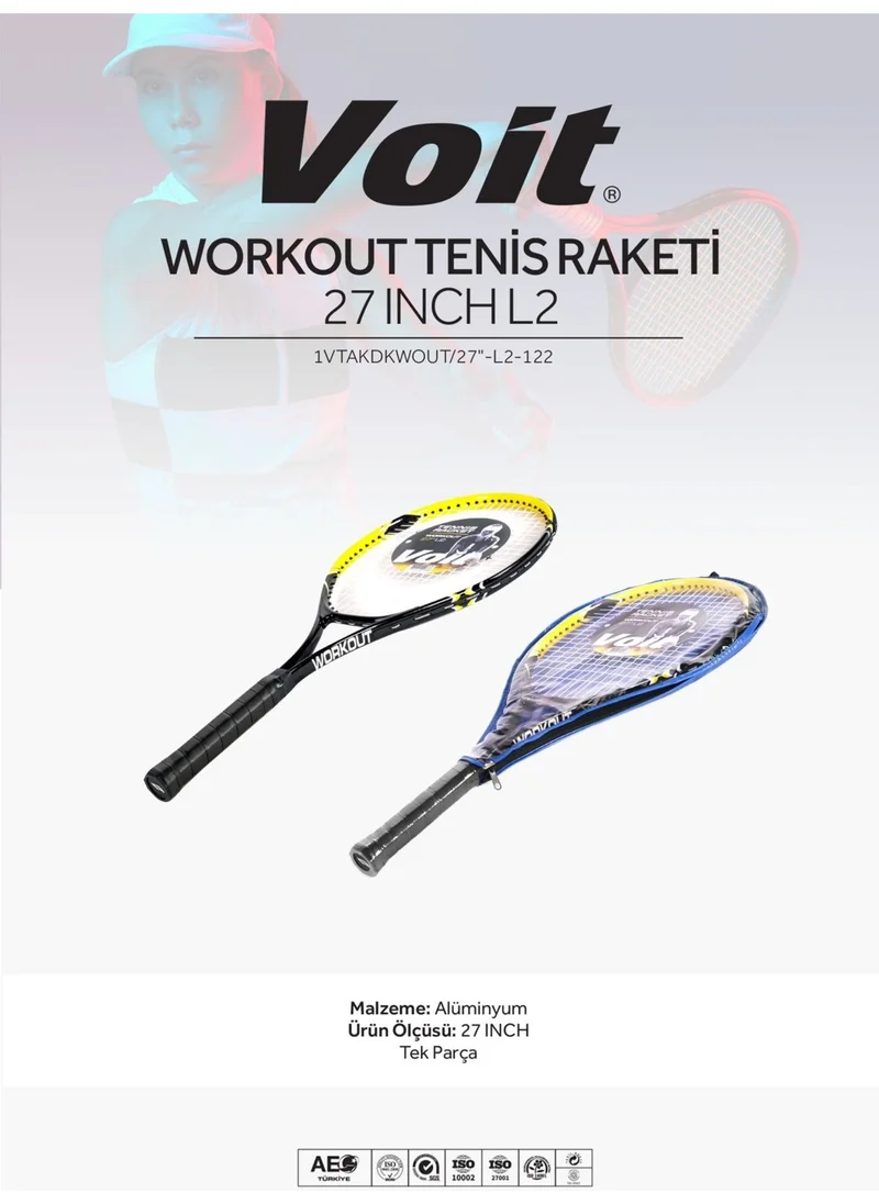 فويت Voıt Workout Tennis Racket 27 Inch L2 Phosphor