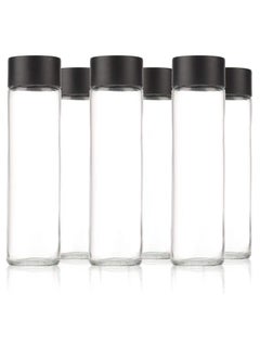 FUFU 6-Pack 400ml glass Juice Bottles Reusable Water Bottles  - Image 2