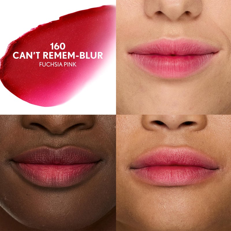 CoverGirl كوفرغيرل كلين فريش يومي بلر ليبستيك، تأثير التمويه، لون شفاه مطفي، بنكهة الرمان الحلوة، تركيبة نباتية - 160 كانت ريم-بلر (فوشيا بينك) - Image 2