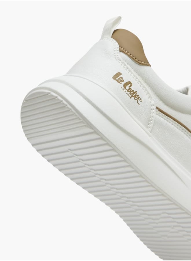 Lee Cooper - Men's Panelled Sneakers with Lace-Up Closure - Image 1