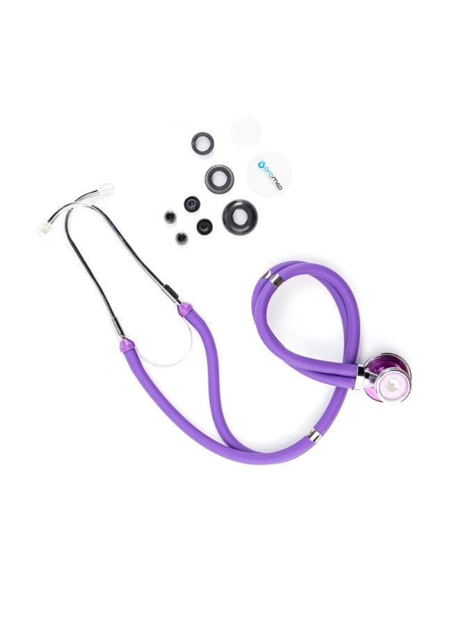 اوروميد OROMED ORO-SF301 Sprague Rappaport Type Stethoscope – High Definition Pediatric & General Use- Color Violet in arabic - Image 4
