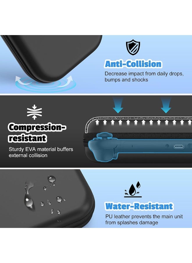 NS2 accessories set, with Switch 2 console carrying case, 2 Screen protectors, Protective case, 4 Joy-con thumb caps - Image 4