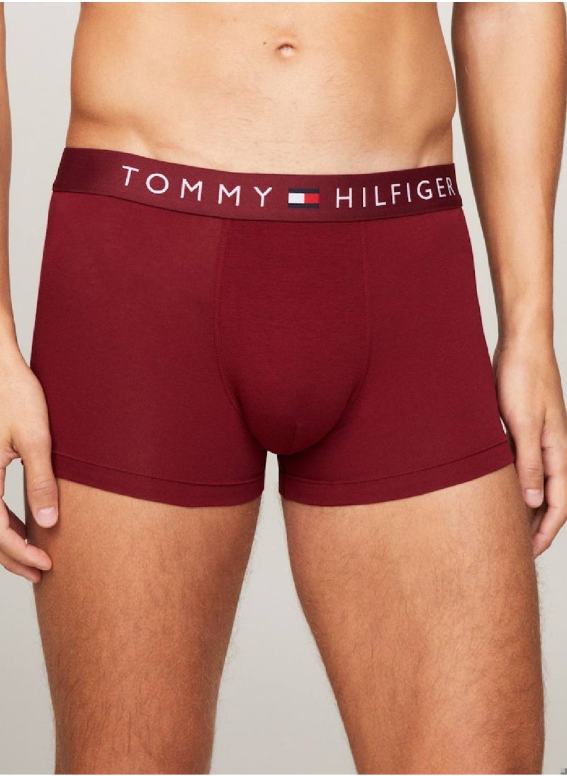 TOMMY HILFIGER Men's 3 Pack Trunks - Cotton, Multicolor  - Image 2