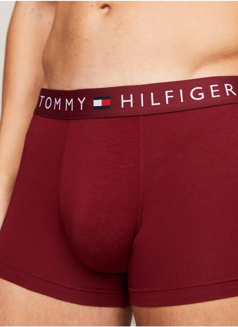 TOMMY HILFIGER Men's 3 Pack Trunks - Cotton, Multicolor  - Image 5