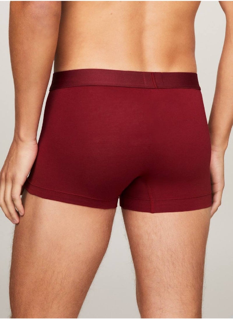 TOMMY HILFIGER Men's 3 Pack Trunks - Cotton, Multicolor  - Image 3