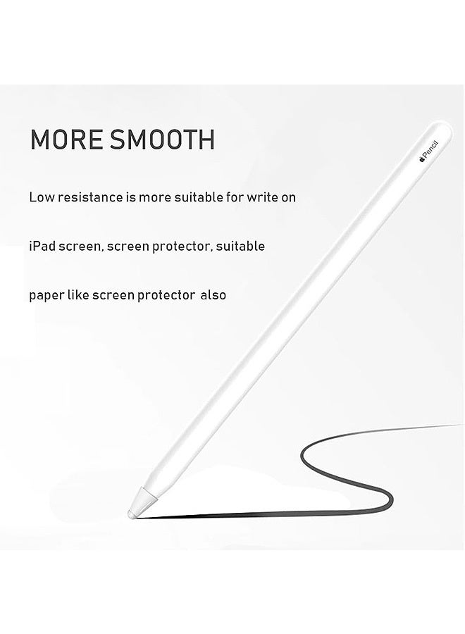 MXN 8 Pcs Pen Tip Protective Cover for Apple Pencil -  Anti-Slip Tip Protector Quiet Writing Nib Case for Apple Huawei Vivo Xiaomi Pencil (Black/White/Pink/Clear/Green/Gray/Purple/Blue) - Image 5
