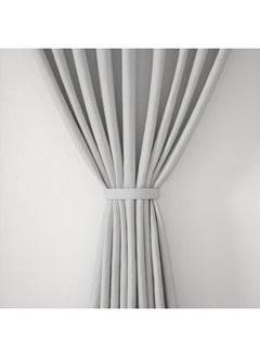 Wakefit Wakefit Curtains 7 feet Long Set of 2, Blackout Curtains, Door Curtains 7 feet, Curtains for Living Room, Polyester Solid Curtains, Decoration Items for Home Décor (Opaque - Agaya Grey)  - Image 2