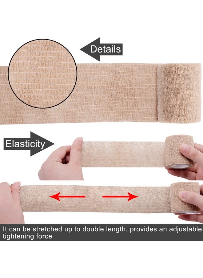 BQTQ 84 Rolls Self Adhesive Bandage Wrap 2 Inch x 5 Yards Self Adherent Tape Breathable Athletic Stretch Bandages Self Sticking Bandge Wraps for Athletic Sports Wrist Ankle (Rich Color) - Image 5