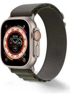Cosmostech Compatible for Smart Watch Watch 42MM 44MM 45MM 49MM 1/2/3/4/5/6/se/7/8/ultra Double Layer Band and Strap Green(Green)  - Image 5