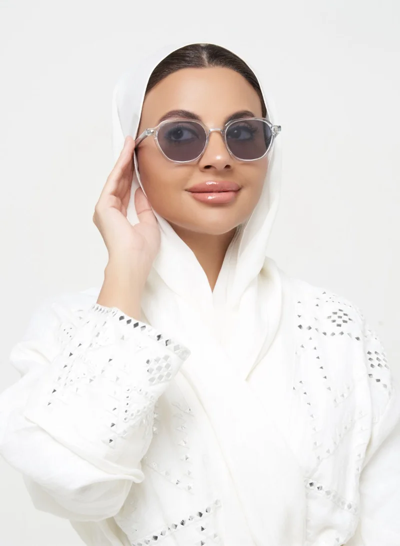 30Sundays River,Women Sunglasses, Geometric Sunglasses, UV Protection: UV400 (Blue,Blue)