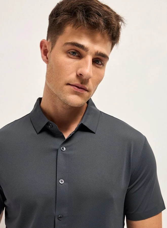 THE BEAR HOUSE Men's Shirt for Casual and Formal Wear | Classic Button-Down Style for Office, Daily Use, Travel, Events & All-Season Outfits | Versatile & Stylish Wardrobe Essential for Every Occasion
