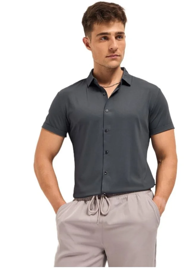 THE BEAR HOUSE Men's Shirt for Casual and Formal Wear | Classic Button-Down Style for Office, Daily Use, Travel, Events & All-Season Outfits | Versatile & Stylish Wardrobe Essential for Every Occasion