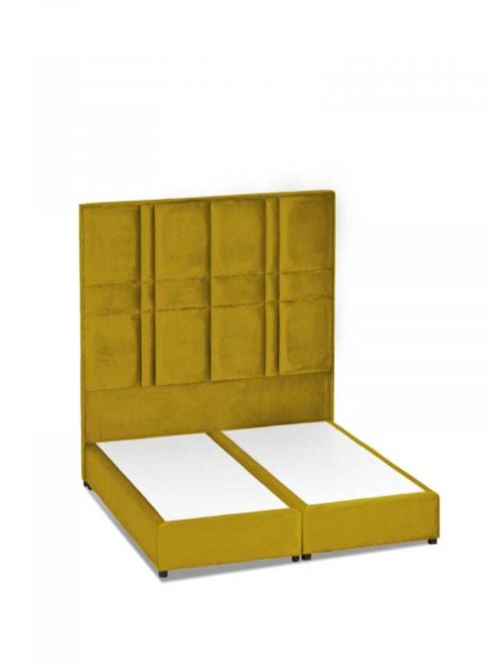 House One Narjis | Velvet Bed Frame - Gold  - Image 2