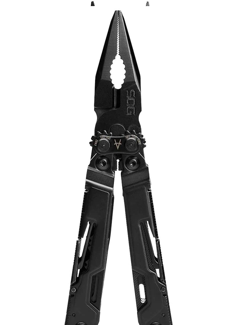 SOG SOG PowerPint Mini Compact Stainless Steel Multi-Tool, 18 Lightweight Specialty Tools & SOG Multitool Pliers Pocket Knife, Black  - Image 4