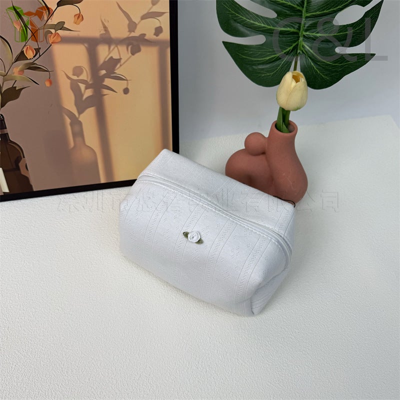 Creative New Skin Care Storage Bag Large Capacity Toiletries Cosmetic Bag Fresh And Sweet Cosmetic Storage Bag - Image 1
