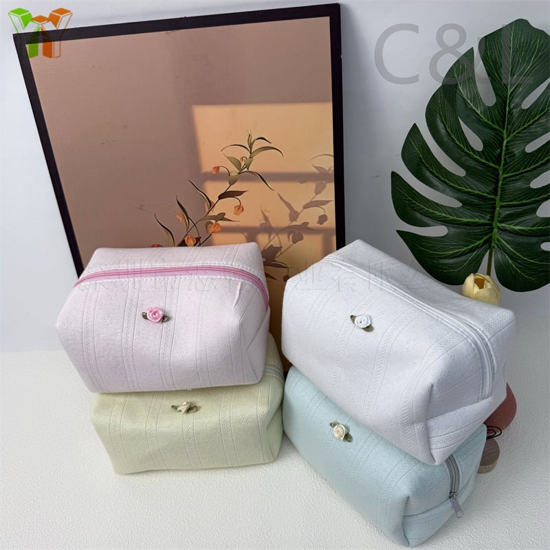 Creative New Skin Care Storage Bag Large Capacity Toiletries Cosmetic Bag Fresh And Sweet Cosmetic Storage Bag - Image 2