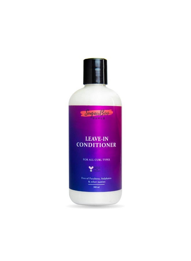 SugarBoo Curls Leave-In Conditioner for Curly & Wavy Hair | Hydrating & Frizz Control | Sulfate & paraben-Free | Vegan & Curly Friendly | 300ml - Image 1