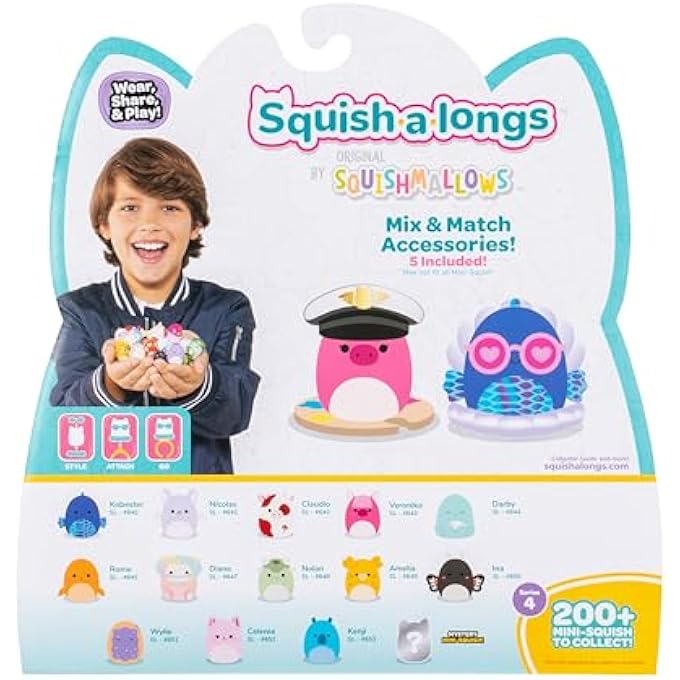 Squish-a-longs Mini-Squish 14-Pack (Wave 4, Style 1) - Image 3