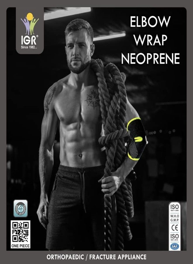 IGR لفافة كوع IGR | دعامة كوع للتمارين الرياضية | لتخفيف آلام الكوع | كوع التنس | دعامة كوع | رباط كوع | دعامة كوع للتمارين الرياضية | رباط كوع لتخفيف الألم | دعامة دعم الكوع - Image 3