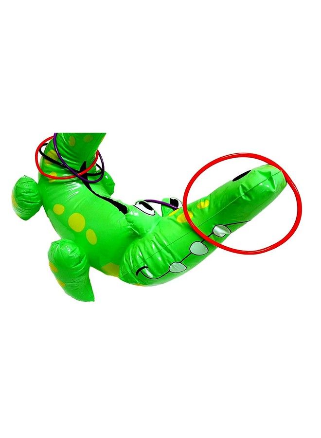 Dondor Enterprises Inflatable Alligator Ring Toss Game 22" Inches - Image 5