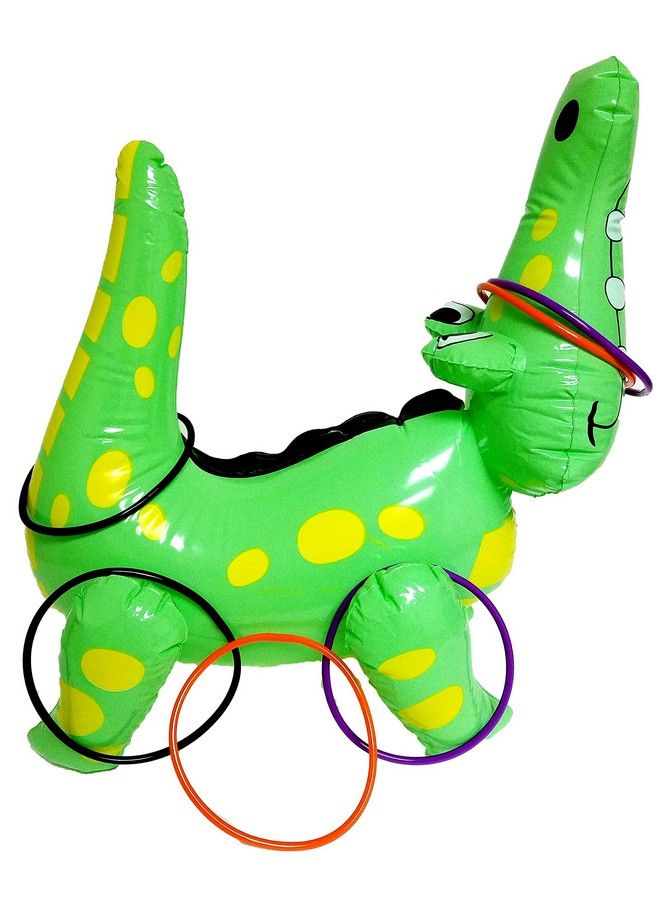Dondor Enterprises Inflatable Alligator Ring Toss Game 22" Inches - Image 1
