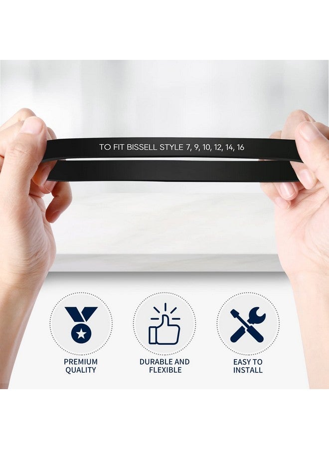 KEEPOW Style 7/9/10 P/N 3031120 Replacement Belt for Bissell Vacuum, 4 Pack - Image 3