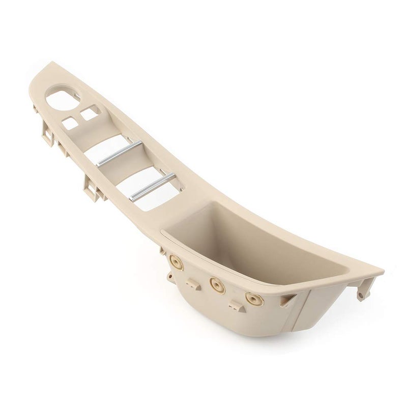 QASULER Car Inner Window Switch Armrest Panel Set for BMW 5 Series - Image 4