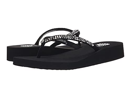 Yellow Box Women's Jello Sandal, Black Pewter, 10 M US - Image 1