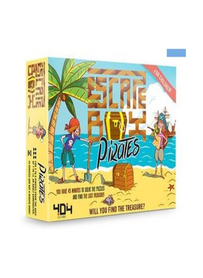 404 On Board Escape Box Pirates Game | Escape Room in a Box | Family Fun Puzzle Game | Ages 7+ | 2-5 Players | 45 Min Playtime