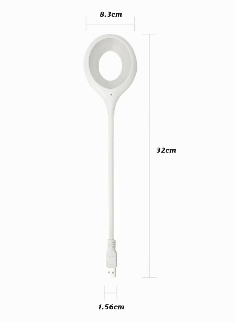 Raxoom USB Smart Voice Control LED Lamp for Bedroom Living Room Dorm Home Office Table Lamp Desk Lamp Beside Lamp Intelligent Voice Night Light Saving Energy - Image 3